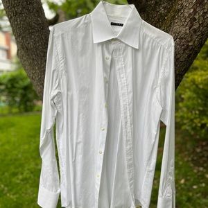 Sisley crisp white button down shirt